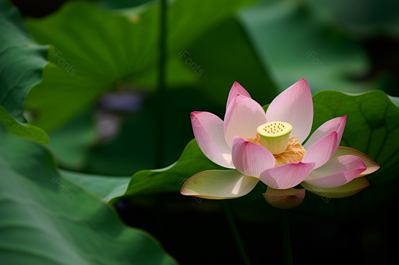 夏日盛开的粉色的荷花绿色的荷叶夏季户外风景,高清,摄影图,摄影图片,图片大全,摄影图免费下载